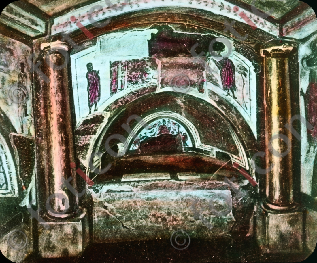 Grabnische | Grave niche  - Foto foticon-simon-107-018.jpg | foticon.de - Bilddatenbank für Motive aus Geschichte und Kultur